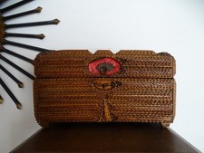 Boite coffre en bois ancien 