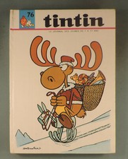 Recueil editeur Tintin 76 du journal francais n°1017 au 1029 1968