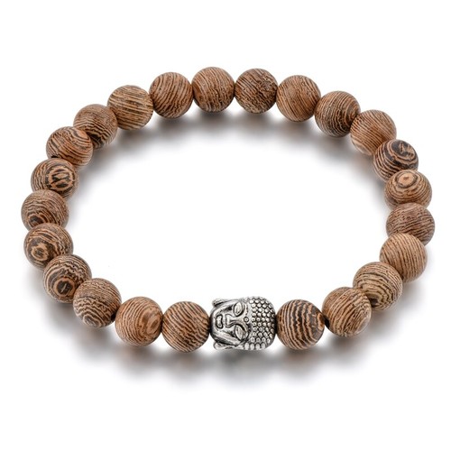 Bracelet bouddha thaï argent - bouddha,