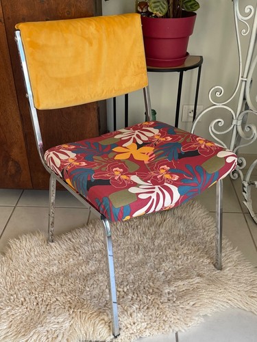 Chaise artisanale chromée - artisanale,,