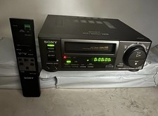 Sony EV-C100 8mm Hi8 Stereo HiFi VCR Player W/ Remote Powers On, Untested As Is.