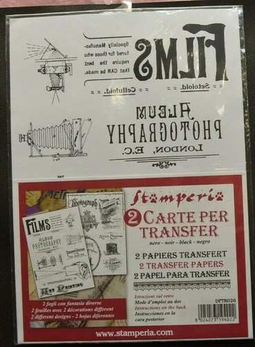 Papier transfert stamperia - transfert,