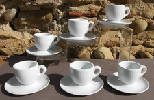 6 tasses à café expresso