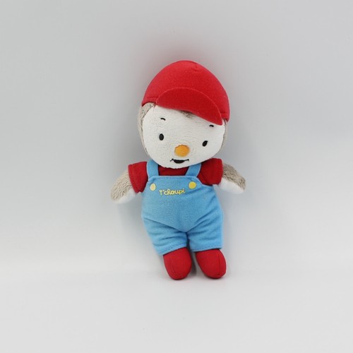 Doudou tchoupi salopette bleu - tchoupi,
