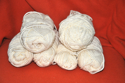 Lot pelotes de laine - de,