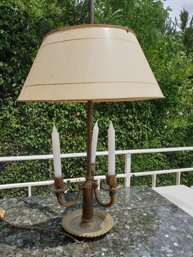 Lampe bouillotte ancienne - , abat
