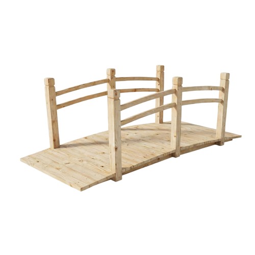 Pont jardin bois - jardin, en