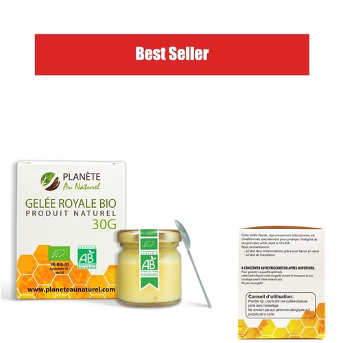 Gelée royale bio 30g - royale, planète