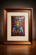 Cadre émail de grand feu