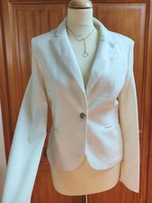 Veste blazer femme blanc