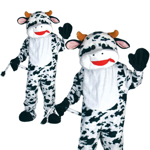 Vache mascotte luxe adulte - vache,