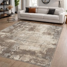 Tapis moderne beige marron