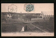 Old postcard Leves, l'Asile d'Aligré, overview 1904 
