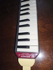 Vintage HOHNER Melodica Piano 27 Musical Keyboard Wind Instrument 16" WORKS