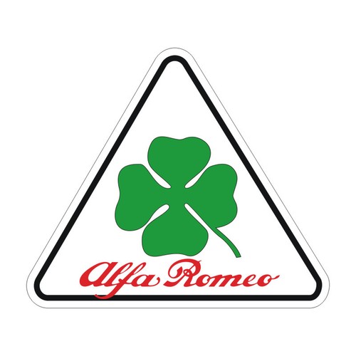 Sticker plastifié alfa romeo - plastifié,