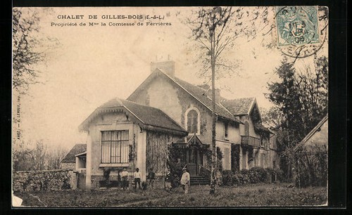Cpa gilles bois chalet - cpa,