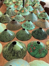 Lot de 38 abat-jour en papier lithographié - Fin XIXe siècle Siècle Décoration