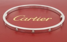Cartier LOVE 18K White Gold 10