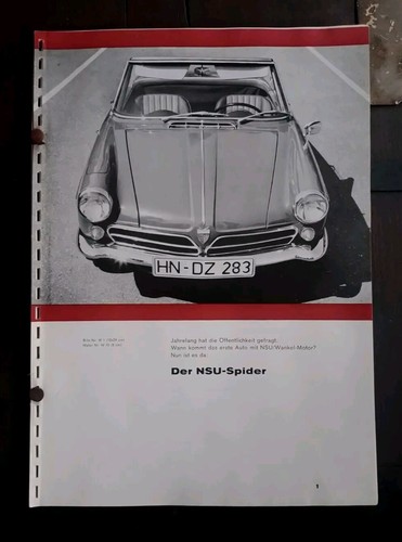 Der nsu spider - der,