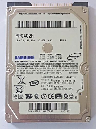 Disque dur ide - go, samsung