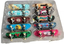 Lot of 10 Tech Deck Finger Skate Boards