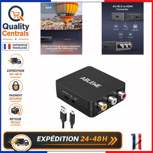Convertisseur rca vers hdmi - convertisseur,