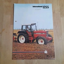 Genuine Tractor brochure IHC Mc Cormick 1255 international tractor IH
