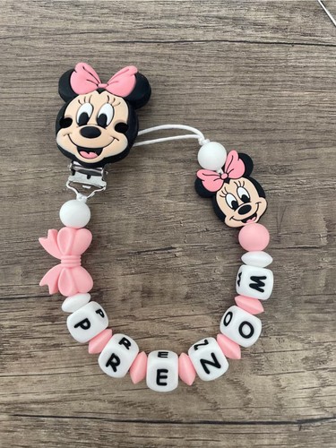 Attache tétine minnie - attache,