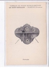 PLOZEVET: pipe holder, Breton small furniture factory, the golf guillou - tr