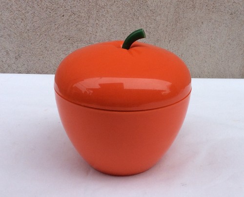 Seau glacons pomme ancien - glacons,