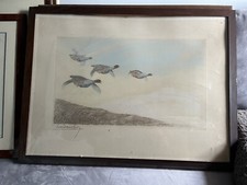 Gravure Léon Danchin Perdrix 