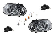 Phare avant Set Convient pour VW Golf IV 97-2003 Source D'Éclairage Li Re Avec