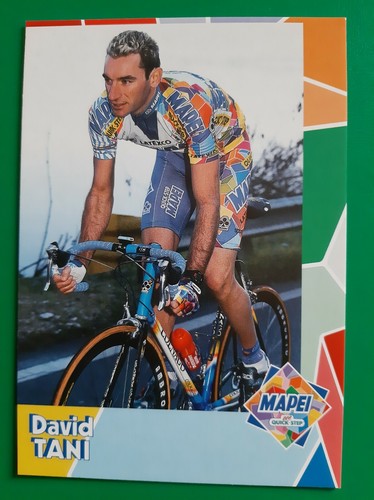 Cyclisme carte cycliste david - carte,