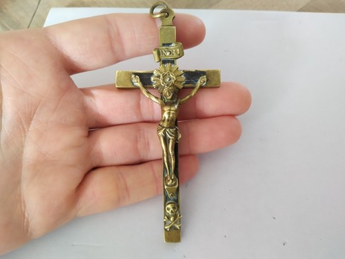 Ancienne grande croix crucifix - ancienne,