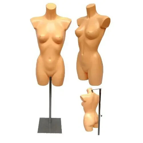 Mannequin torse femme crème - mannequin,