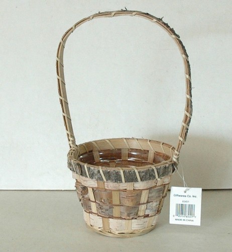Birch bark baskets w nice - 12,