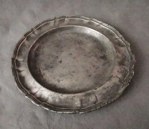Assiette étain bord - assiette,