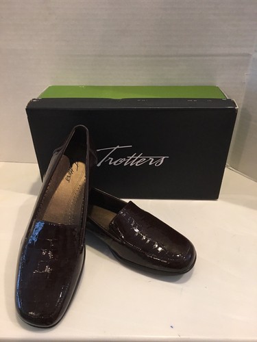 Trotters jenn dark brown - dark, croc