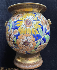 Raymond Chevalier Boch Freres Keramis Art Deco Vase Floral