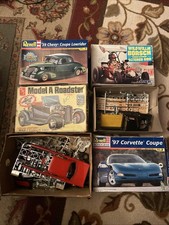 Vintage Model Car Kits, Junk Yard Lot For Restoration Or Parts S/P