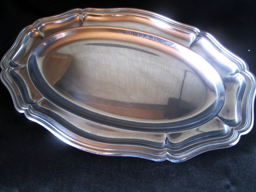 Plat service oval 40cm - de, inox