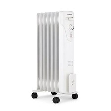 Radiateur électrique bain d'huile 1500W OCEANIC 3 puissances, 7 éléments,  Blanc