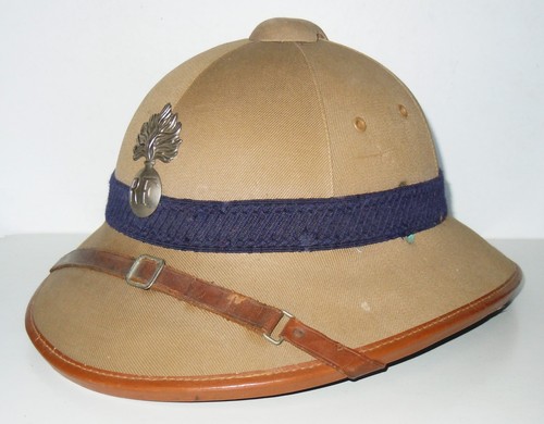 Ancien casque colonial - ancien,
