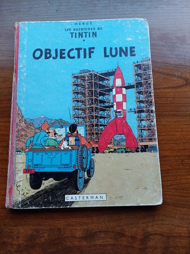 Tintin objectif lune 1964 - lune,