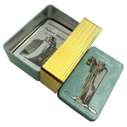 Jeu tarot doré - en, boîte