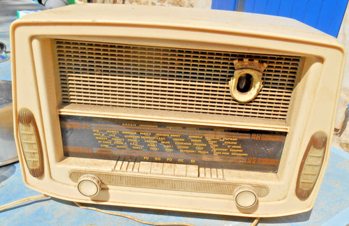 Poste radio tsf ancien - poste, lampe
