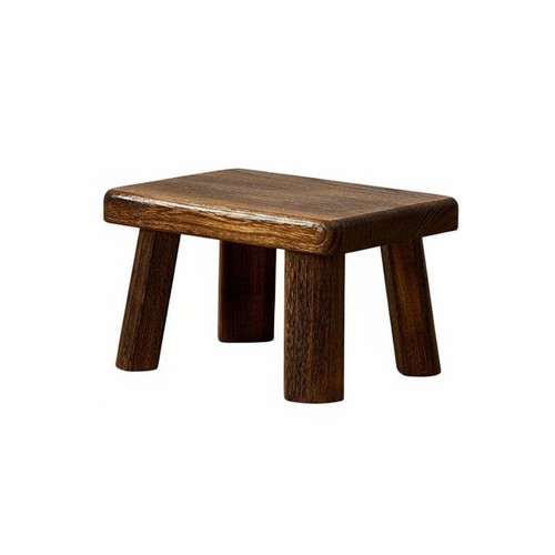 Petit tabouret carré bois - petit,