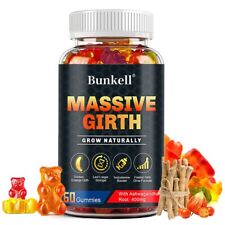 Massive Girth Gummies, Grow Naturally Thicker Bigger Male Enhancing Supplement