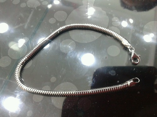 Bracelet snake argent - 1,
