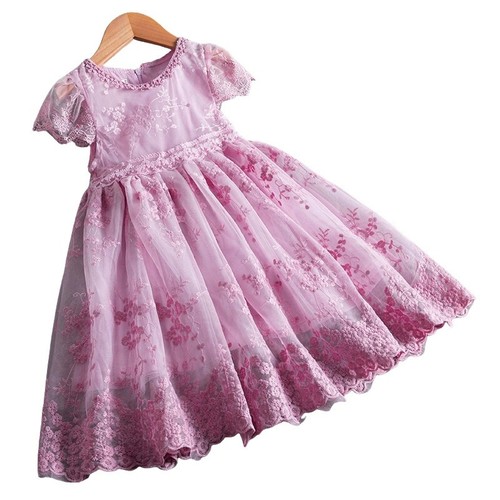 Robe dentelle brodée pour - en,